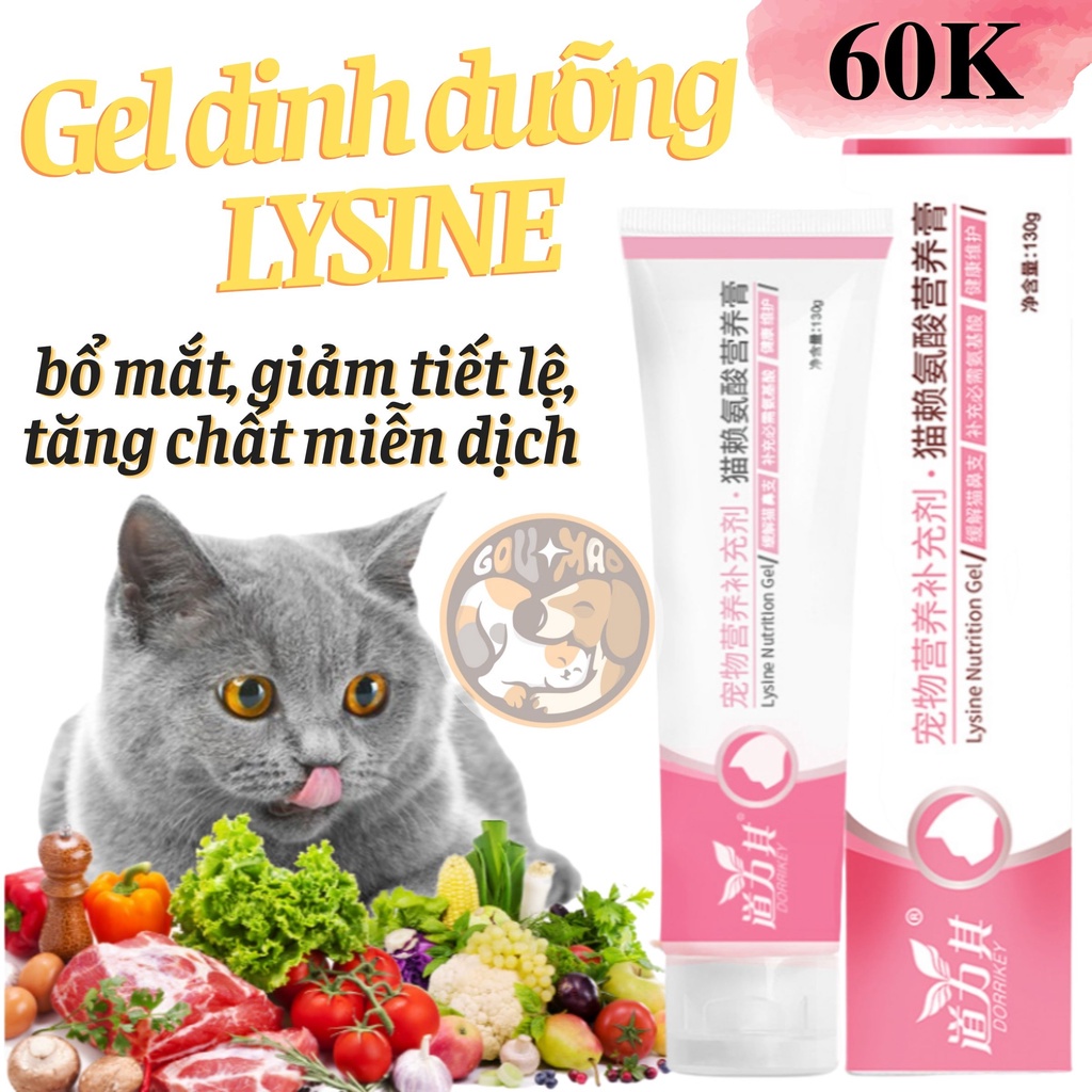 [Chính hãng] Gel dinh dưỡng LYSINE bổ mắt, giảm tuyến lệ, cung cấp dinh dưỡng cho mèo