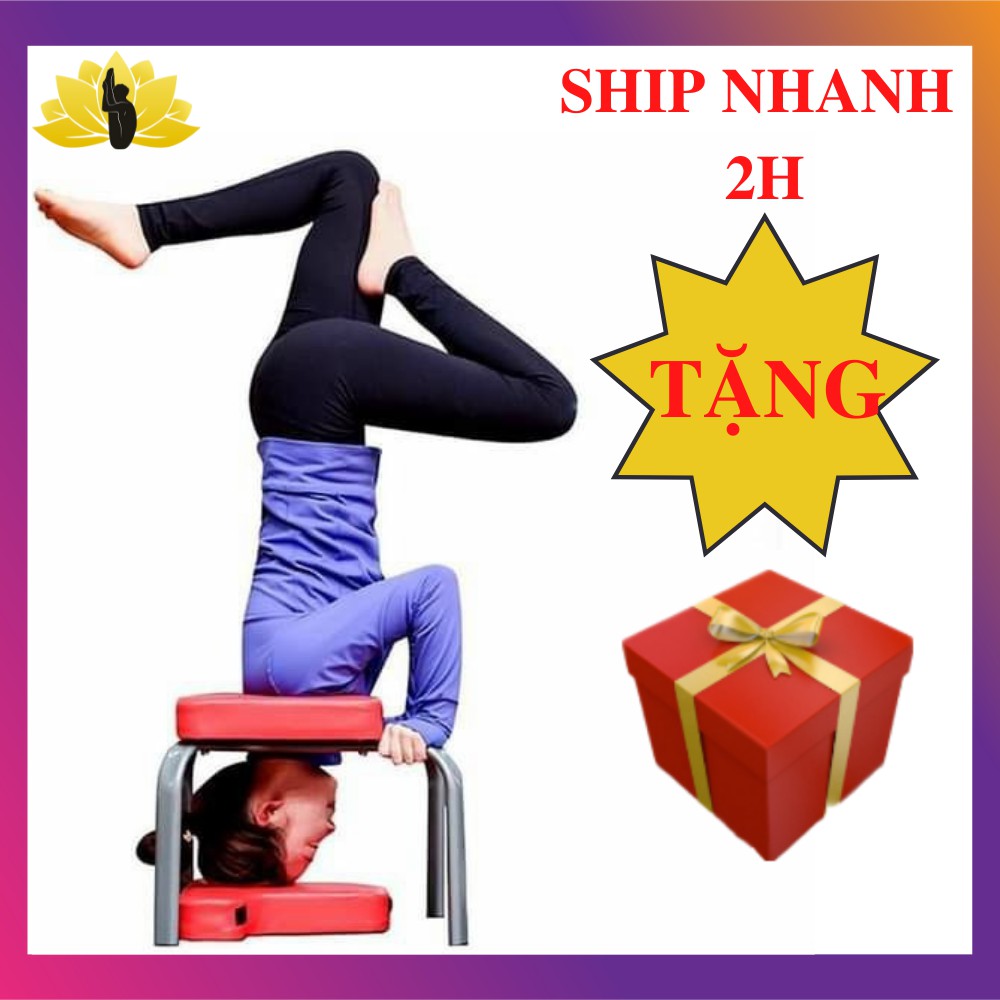 Ghế tập yoga hỗ trợ trồng chuối bằng vai chống chấn thương cổ chính hãng