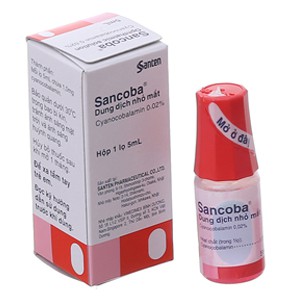 SANCOBA 5ml Nước Nhỏ Mắt Cận Giúp Tăng Cường Thị Lực Nhập Khẩu Nhật Bản