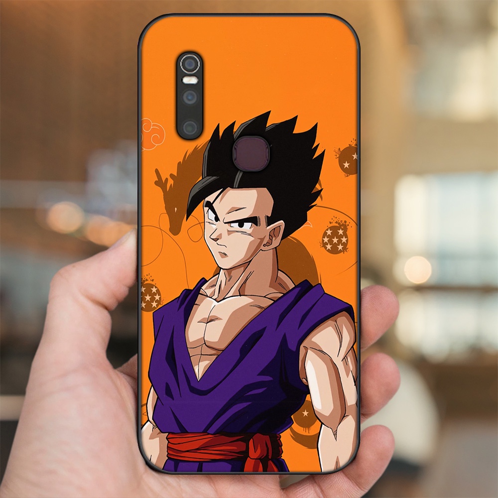 Ốp lưng Vivo V15 viền đen in hình Gohan Dragon Ball
