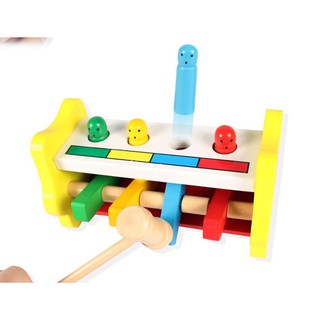 Đồ chơi gỗ - Đập chuột hình thỏ