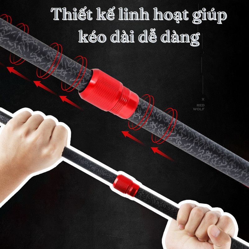 Gác Cần Chống Gió Dài 2,1 m Carbon Cao Cấp