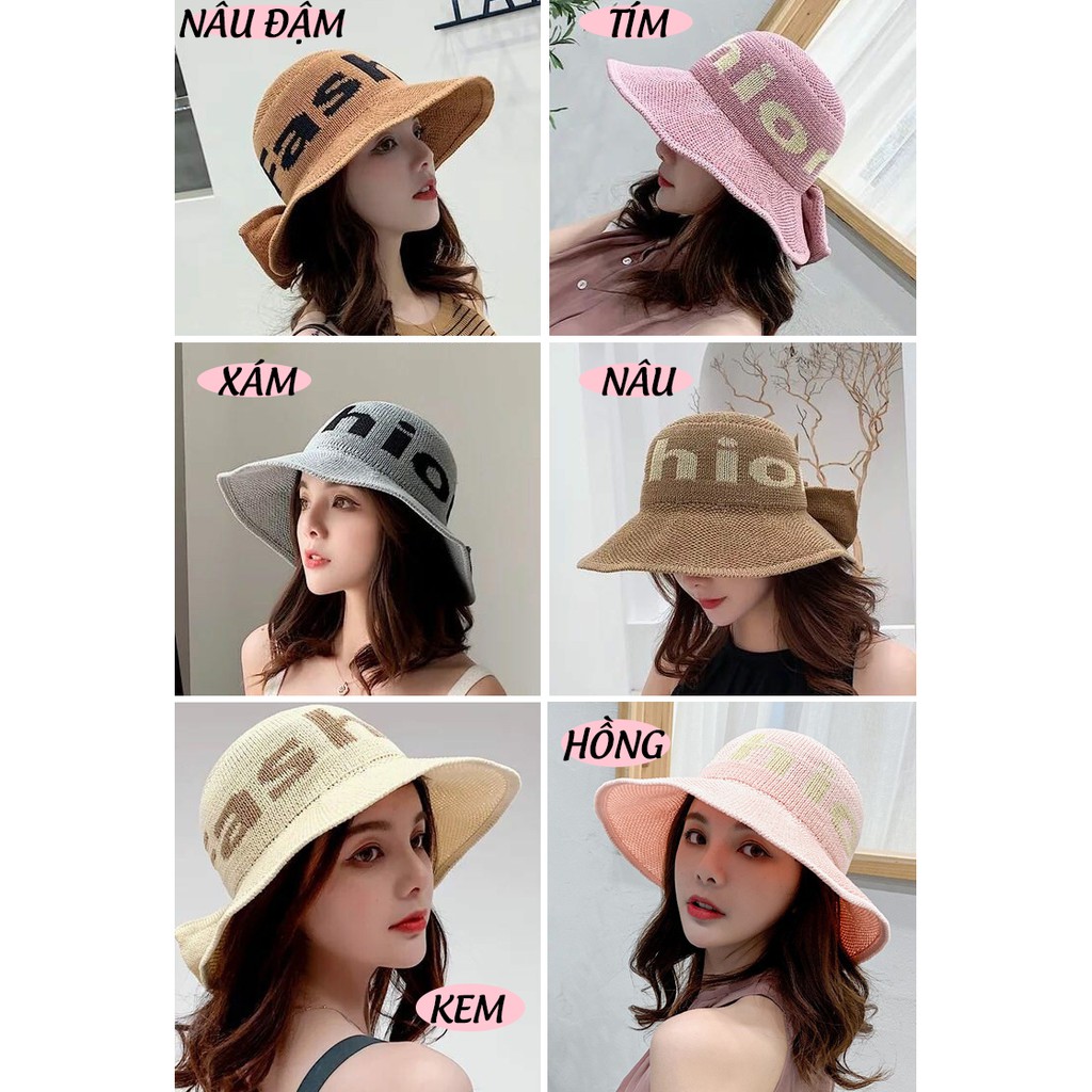 Nón Vành Đính Nơ Fashion Phong Cách Hàn Quốc P1191