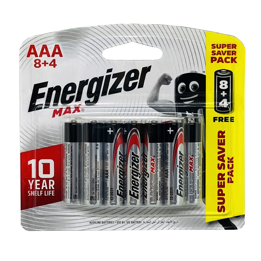 Pin Energizer chính hãng - Pin AA , Pin AAA siêu bền - Sản xuất tại Singapore