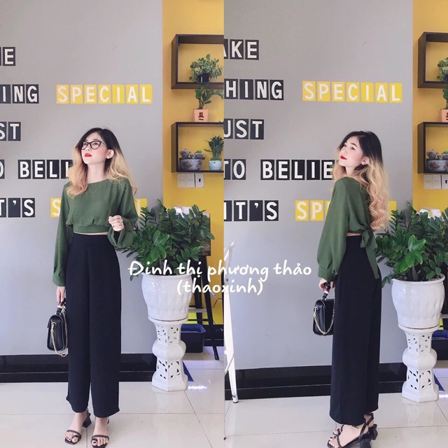 CROPTOP TRƠN NƠ LƯNG