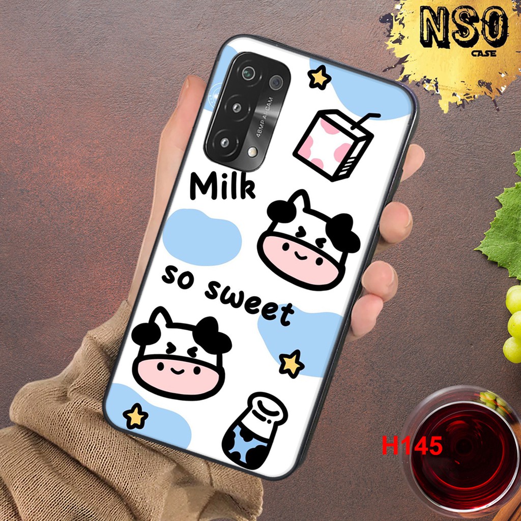 [HÀNG HOT]Ốp Lưng Oppo A74 - Oppo A54 In hình Bò Sữa Dễ Thương