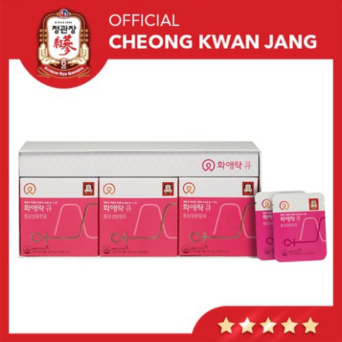 Hồng Sâm Viên Dành Cho Phụ Nữ KGC Cheong Kwan Jang Hwa Ae Rak Q - Viên Sâm Hàn Quốc, Sâm Cho Phụ Nữ (500mg x 120 viên)