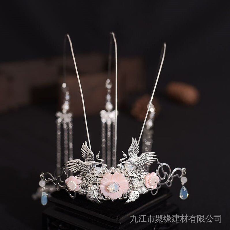 Vương Miện Cài Tóc Phong Cách Trung Hoa Cổ Điển Cho Bé Gái cxb 7 / 6