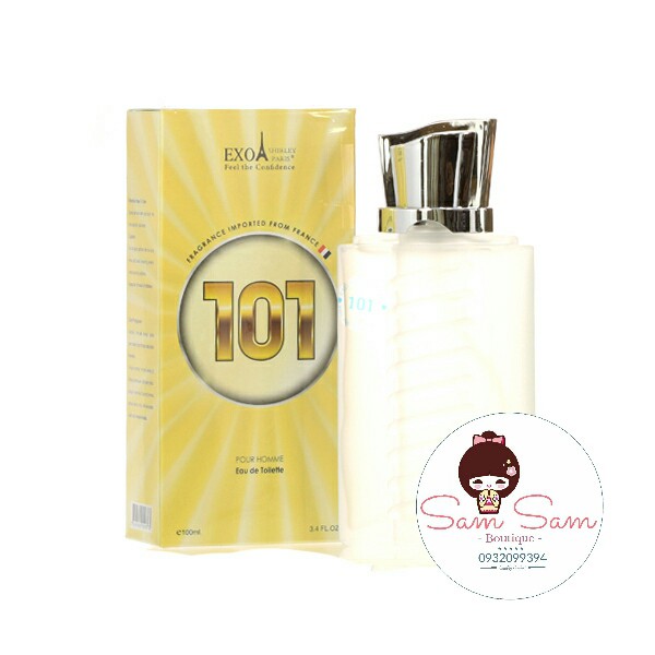 Nước hoa Unisex 101 EXO SHIRLEY PARIS FRAGRANCE Thái Lan 100ml