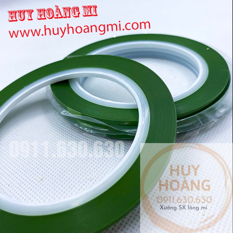 BĂNG KEO TẠO FAN XANH - DỤNG CỤ NỐI MI - Huy Hoàng Mi