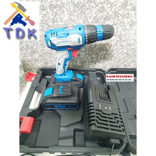 Máy khoan vặn vít pin sạc 20v w0023 cmart