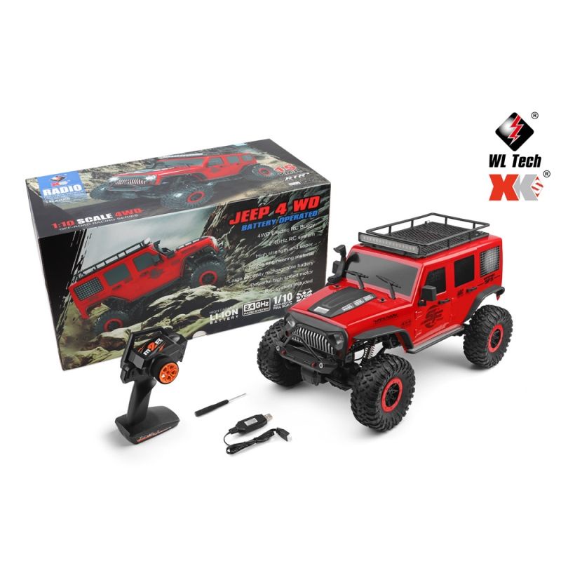 HOTWeili mô phỏng Jeep JEEP Wrangler xe điều khiển từ xa rc cỡ lớn được sửa đổi mô hình địa hình xe leo núi dẫn động bốn