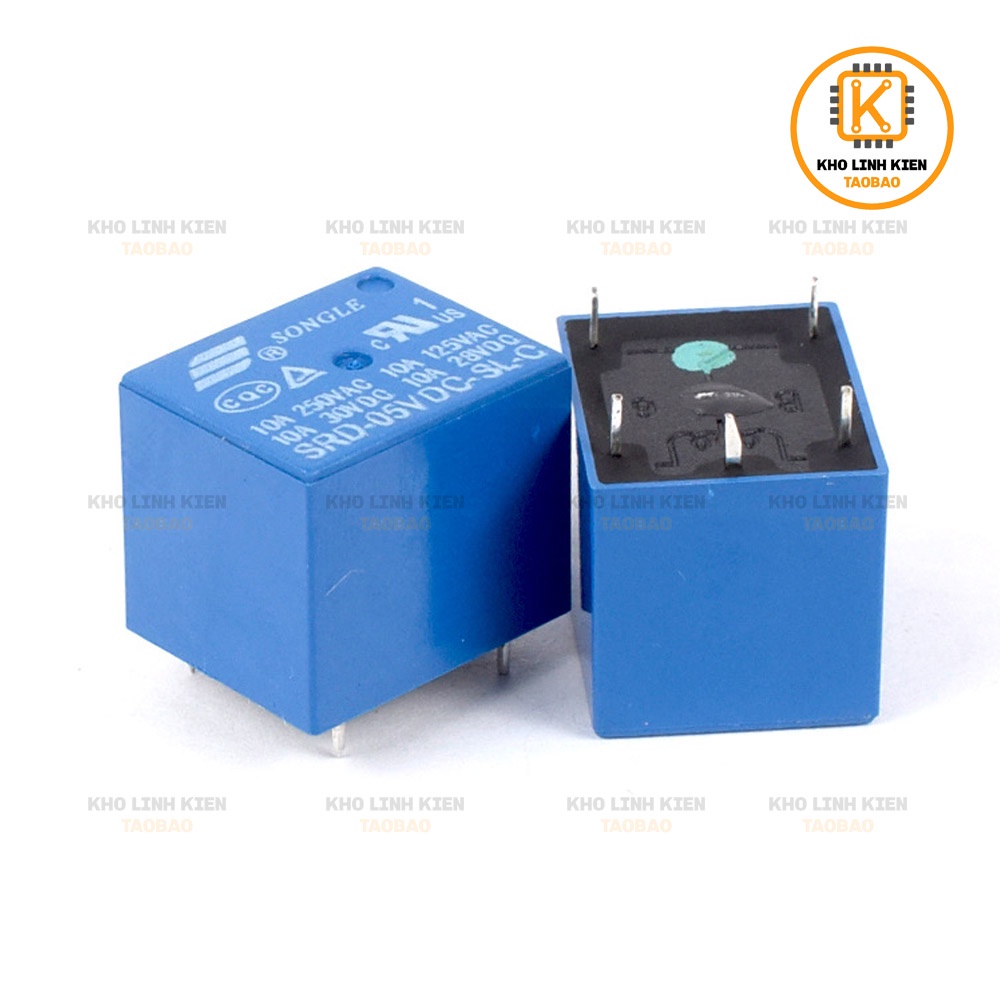 Relay 5 chân  rờ le Relay  3V / 5V / 12V / 24V SRD-05VDC-SL-C / SRD-12VDC-SL-C / SRD-24VDC-SL-C