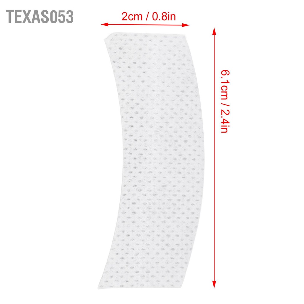Texas053 Băng keo nối mi 110PCS Vải không dệt Dính thân thiện với da Đồ dùng kéo dài cho Thẩm mỹ viện