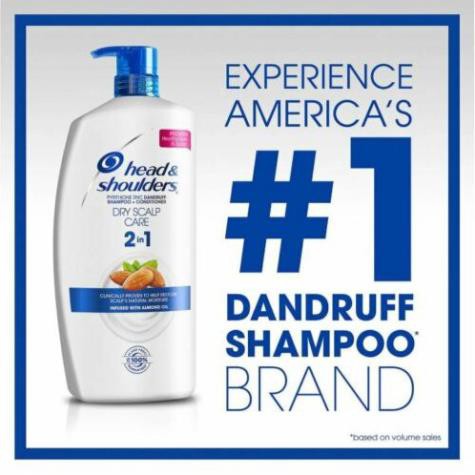 Head & Shoulders 2-n-1 Dầu Gội Trị Gàu & Dầu Xả Chăm Sóc Da Đầu Khô - Amipharma - FREESHIP 99k