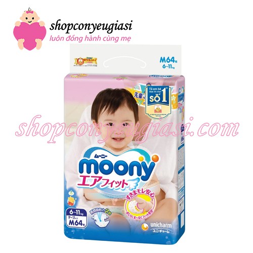 COMBO 2 GÓI TÃ DÁN / QUẦN MOONY NB90/S84/M64/L54/M58/L44/XL38 + 1 COMBO SỮA TẮM ARAU - NHẬT