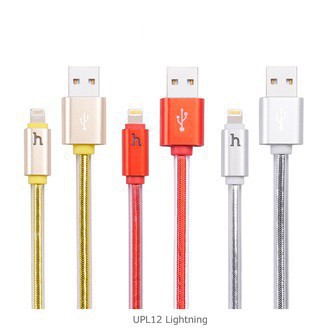 🌟CHÍNH HÃNG 🌟 Dây sạc iphone Hoco UPL 12 sạc nhanh 2.4A có đèn LED báo điện hỗ trợ sạc nhanh