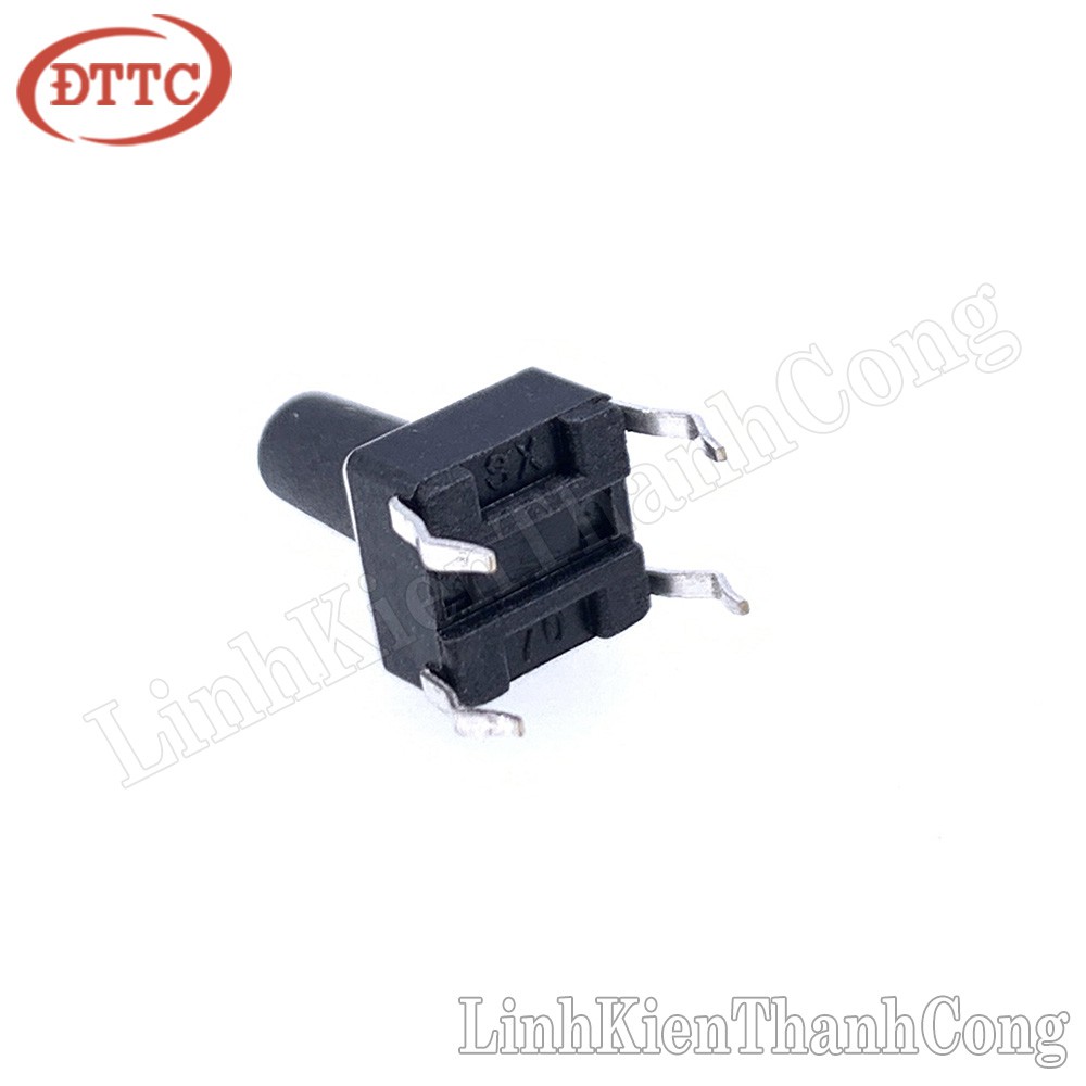 Bộ 5 Chiếc Nút Nhấn 4 Chân 6x6x10mm Cao 10mm DIP