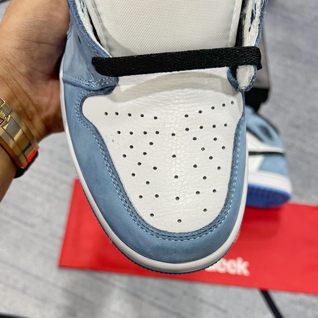 [GeekSneaker] Giày Jordan 1 High University Blue - Phiên bản TC | BigBuy360 - bigbuy360.vn