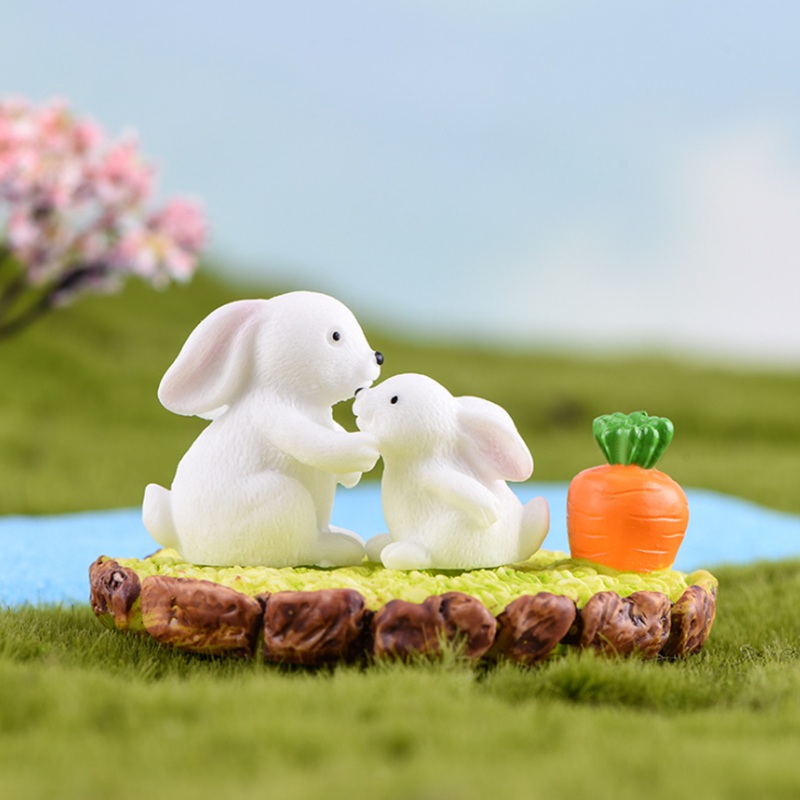 1 Tượng Thỏ / Thiên Nga / Heo / Gấu Trang Trí Vườn