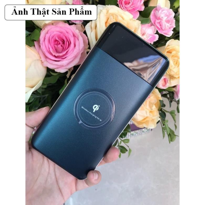 Sạc Dự Phòng Kèm Dây 20000mah - Sạc dự phòng tích hợp cáp 3 đầu - QT