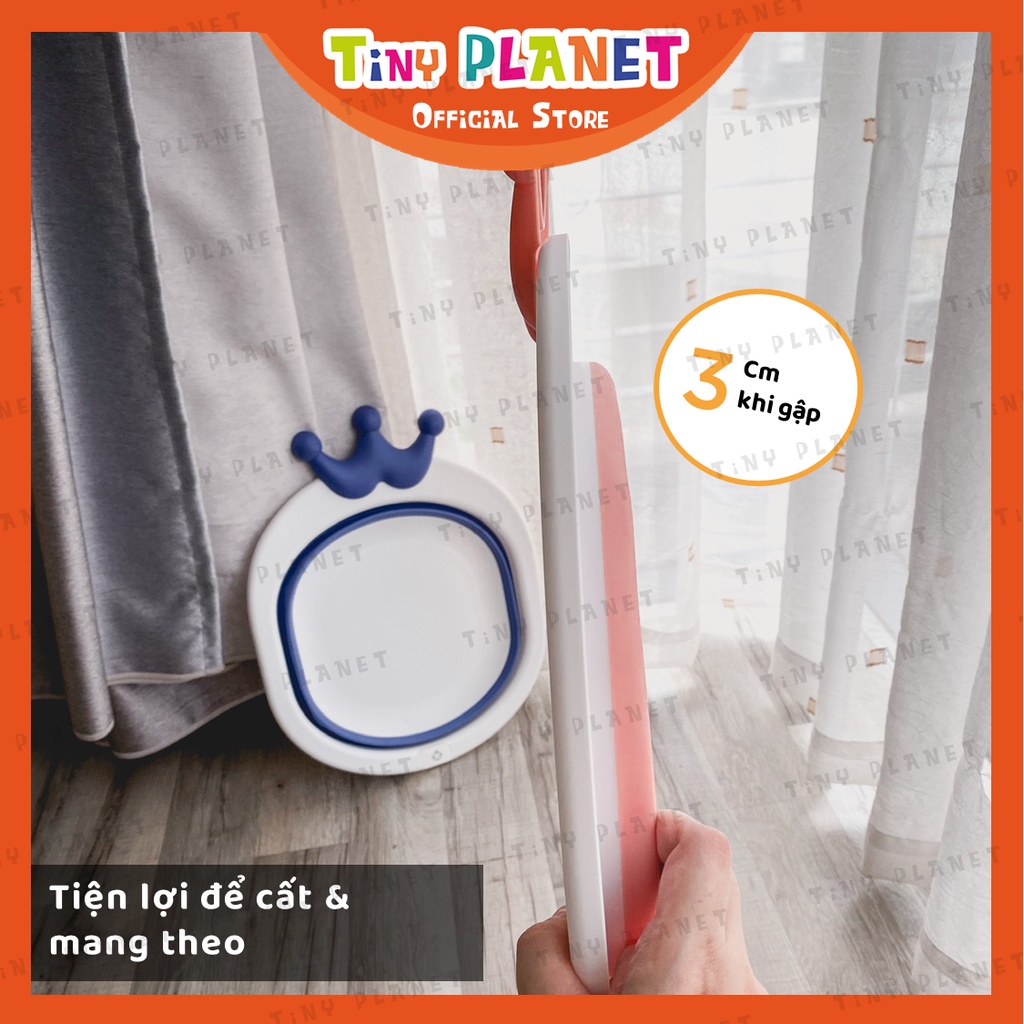 Chậu gập gọn Tiny Planet hình vương miện cho bé
