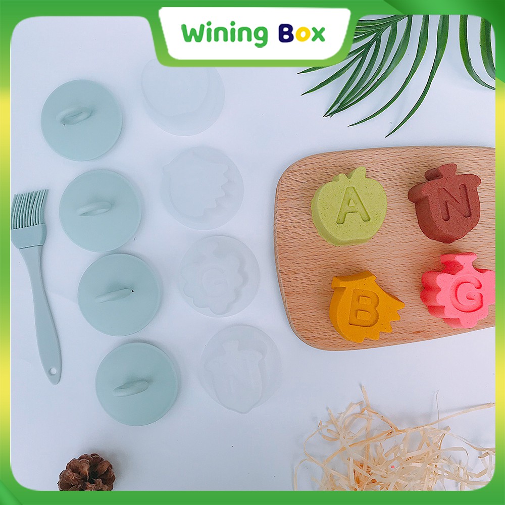 Set 4 Khuôn Hấp Trứng, Làm Bánh,  Làm Pudding Winingbox