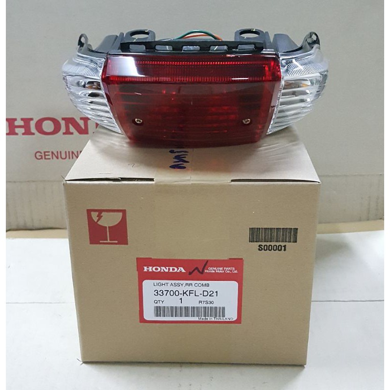 Bộ đèn sau (đèn hậu) Wave Thái 110 được nhập khẩu trực tiếp từ Thái Lan - 33700-KFL-D21