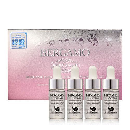 Hộp 4 chai serum dưỡng da Bergamo 13ml/chai NPP Shoptido