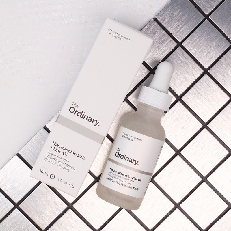 Tinh Chất The Ordinary Niacinamide 10% + Zinc 1% Ngừa mụn,sáng da,se lỗ chân lông