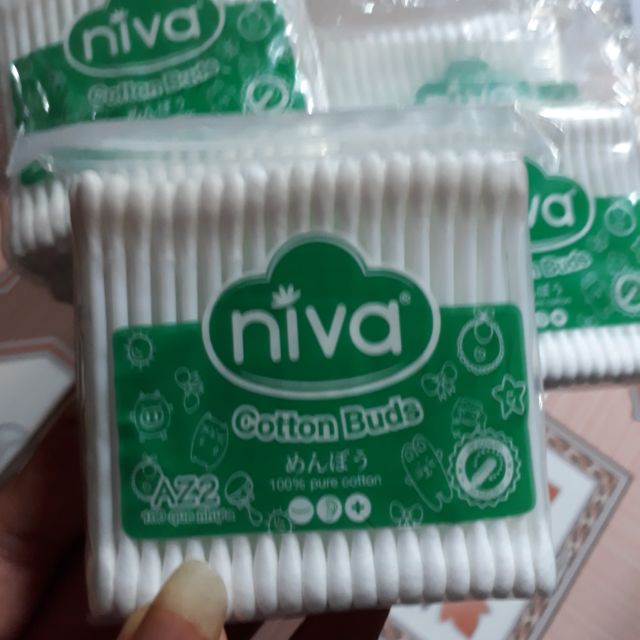 bông ngoáy tai Niva dành cho người lớn ( gói 100 que)