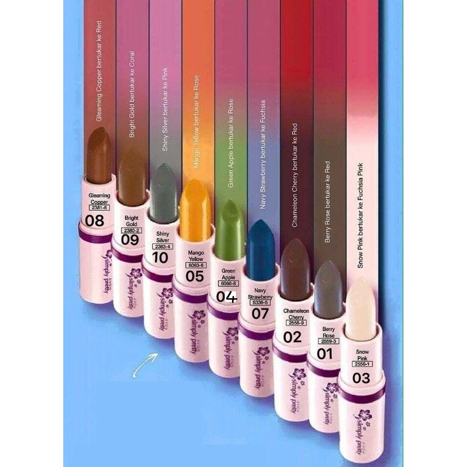 Son gió Avon magic lipstick green apple xanh lá