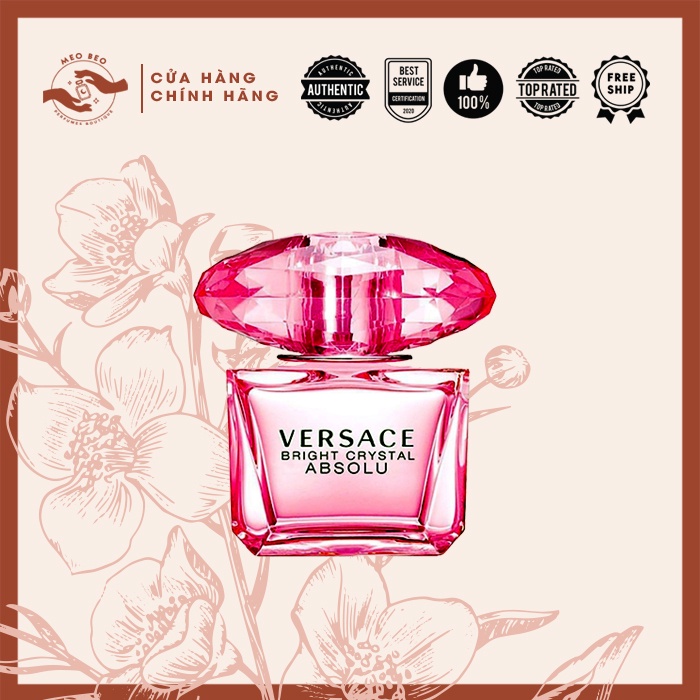 🐈𝒎𝒆𝒐𝒃𝒆𝒐𝒕𝒉𝒐𝒎𝒕𝒉𝒐🐈nước hoa ver sace bright crystal absolu mẫu 2/ 5/10ml