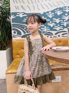 Váy hoa nhí bé gái size đại