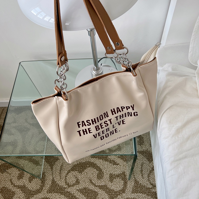 Túi đeo vai IELGY cỡ lớn in chữ thời trang cho nữ