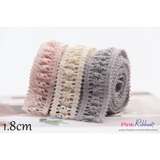 Thun ren  cotton cao cấp 1.8cm làm băng đô, phụ kiện may mặc.