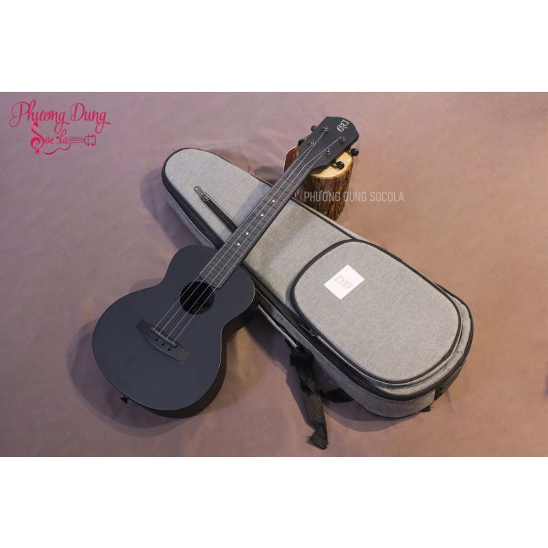 Đàn Ukulele Susanly Black - size Concert 23inch - Gồm Full Phụ Kiện