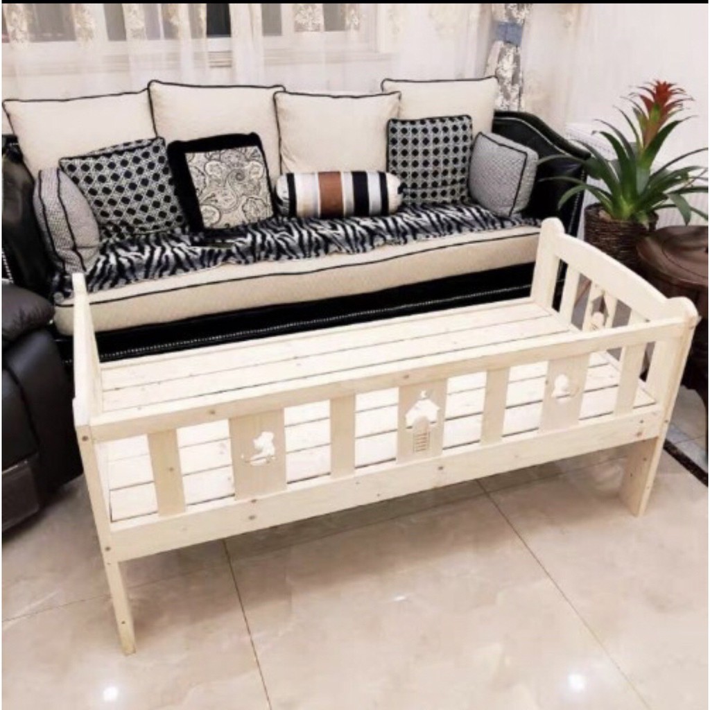 nôi cũi cho bé , giường cũi gỗ thông cho bé kích thước 150 * 70 * 40 cm 3 mặt