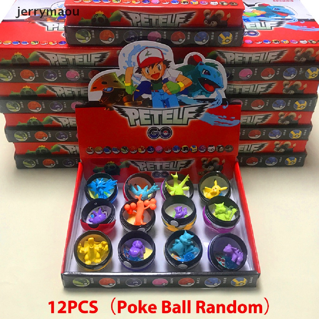Bộ 12 Quả Cầu Pokemon Đồ Chơi Cho Bé