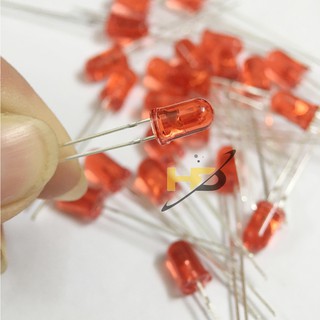 [Combo 50 Con] Led Siêu Sáng Màu Đỏ 5mm