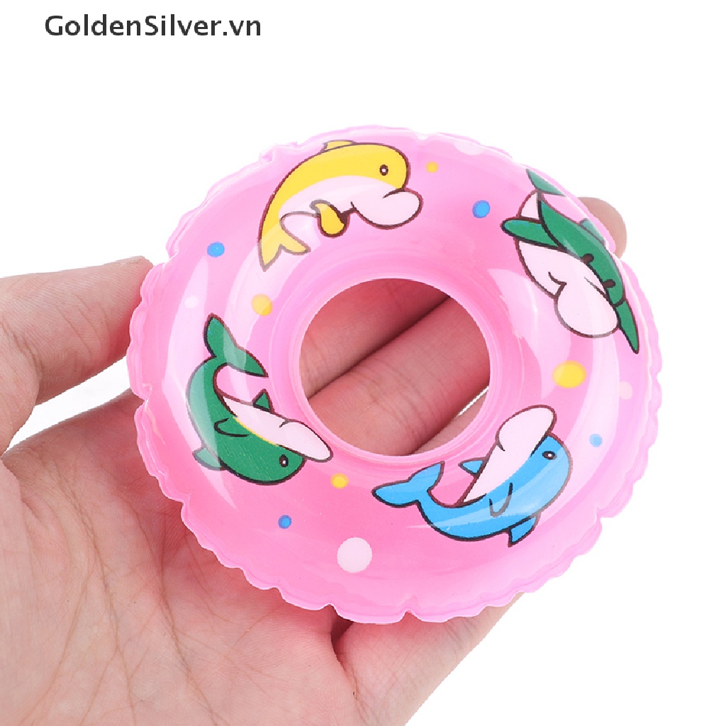 Set 2 Phao Bơi Tròn mini Dành Cho Búp Bê
