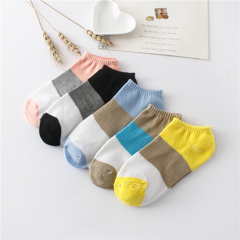 Tất Cotton Màu Trơn Đơn Giản Thời Trang Cho Nữ | BigBuy360 - bigbuy360.vn