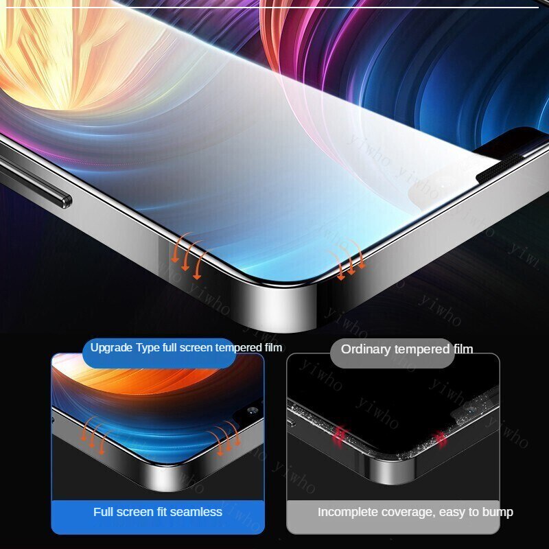 3 Kính cường lực bảo vệ toàn diện màn hình thích hợp cho Apple iPhone 13 Pro Max 13Pro 13 mini