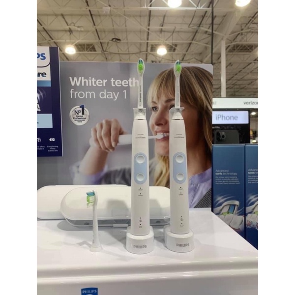 SET 2 BÀN CHẢI ĐIỆN Philips Sonicare Optimal Clean 5000 Edition