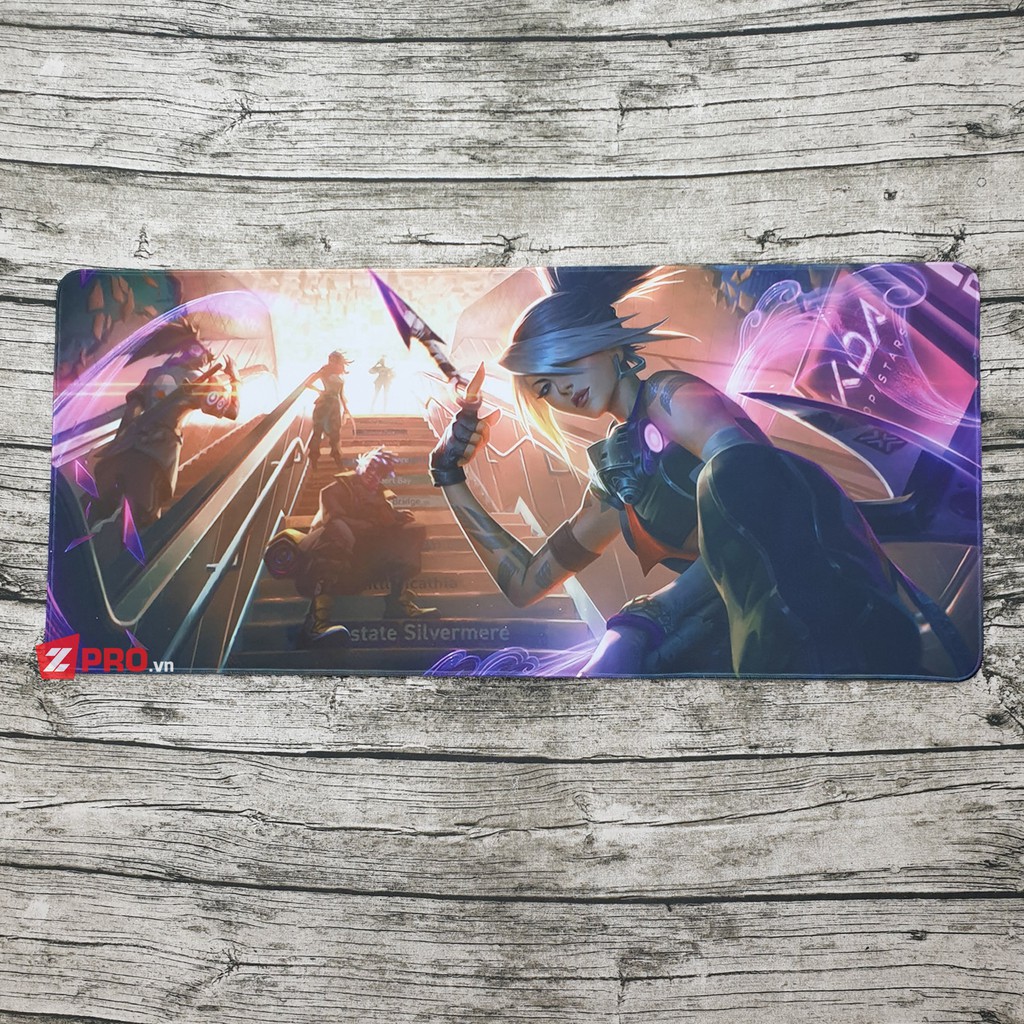 Lót chuột Akali Âm Nhạc - True Damage Akali 90x40cm