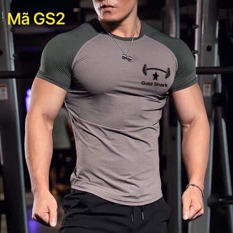 [Mã TOPMAY giảm đến 25k đơn 150k] Áo Thun Thể Thao Nam, Áo Tập Gym Form Ôm Body Tay Phối Cực Chất | BigBuy360 - bigbuy360.vn