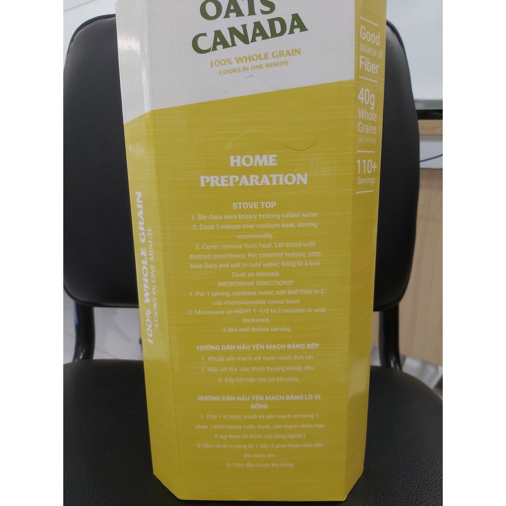 Yến Mạch CANADA OATS ( Nguyên hạt cán Mỏng ) Thùng 4,52Kg | BigBuy360 - bigbuy360.vn
