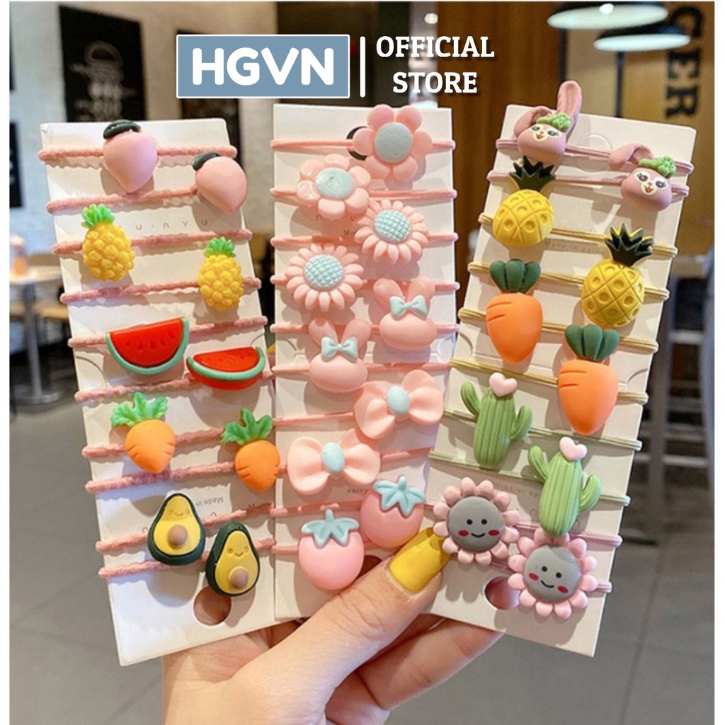 SET 10 Chun Buộc Tóc SO CUTE (CÓ CHỌN MẪU)