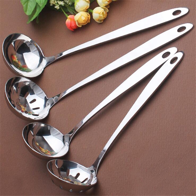 Set muỗng múc soup 2 cách dùng bằng inox cao cấp cho nhà bếp