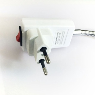 jia E27 EU Plug Socket Adapter Bulbs Plug Light Lamp Bulb All Direction Extension Adapter Extenders for Home Light Fixtu